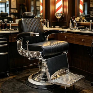 Chaise de barbier de haute qualité pour salon de coiffure, chaise de barbier classique robuste à vérin hydraulique pour la vente en gros - Product Image 4