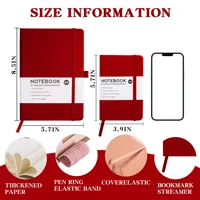 Cuaderno A5 promocional personalizado de piel de oveja de negocios, cuaderno de notas de 80 páginas para regalo corporativo