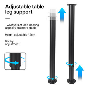 Pieds <span class=keywords><strong>de</strong></span> meubles télescopiques cylindriques robustes - Pieds <span class=keywords><strong>de</strong></span> support réglables pour projets <span class=keywords><strong>de</strong></span> bricolage/bancs <span class=keywords><strong>de</strong></span> travail/<span class=keywords><strong>table</strong></span> à manger/<span class=keywords><strong>table</strong></span> basse - Product Image 5