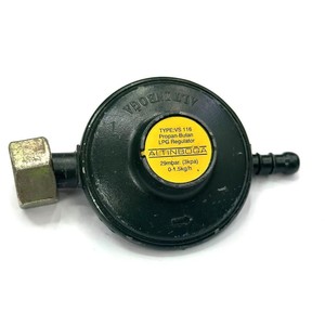 Régulateur de gaz liquéfié noir pour butane, couleur rouge pour une visibilité optimale - Product Image 2
