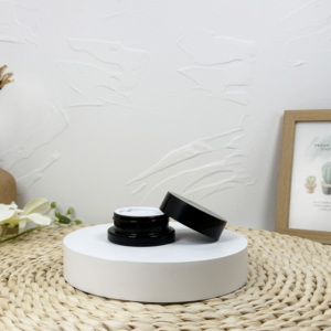 Tarro de vidrio transparente con tapa CR Boca ancha con tapa CR - Product Image 1