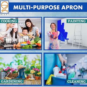 Tabliers jetables en plastique 2Mil, 100 pièces, 28×46 pouces, tablier de protection imperméable en polyéthylène, tablier jetable blanc durable pour la cuisine - Product Image 2