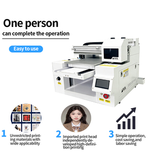 A3 UV-Drucker für Kleinunternehmen Desktop-Flachbettdrucker für die Individualisierung von PVC-Karten Handyhüllen Golfbällen Acrylplatten - Product Image 2