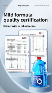 Glodway Liquido Detergente Blu Cristallo, Rimuovi Sporco e Macchie, Protezione <span class=keywords><strong>Vernice</strong></span>, Detergente per Auto, Cera Lavaggio Auto, Shampoo ad Alta Schiuma - Product Image 5
