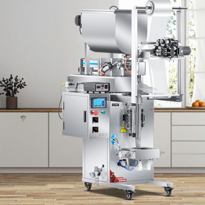 Machine de remplissage alimentaire automatique motorisée pour sachets/poches de sauce chili, beurre de cacahuète, pâte et miel - Product Image 1