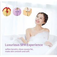 Coffret Cadeau de Bombes de Bain Effervescentes Bio Colorées à la Lavande, Véganes, Aromathérapie Florale, Haute Qualité, pour Spa et Soins Corporels