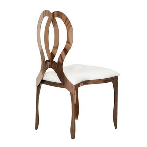 Oficina Base muebles de comedor tubo Louis Bar caso precio banquete Patio plegable árbitro Silla de acero inoxidable de la boda - Product Image 1