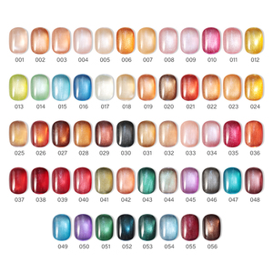 Set de Esmalte de Uñas de Gel Efecto Ojo de Gato JOUS, 56 Colores, <span class=keywords><strong>Libre</strong></span> de HEMA y TPO, Precio Económico, con <span class=keywords><strong>Libro</strong></span> de Muestras de Colores Gratis - Product Image 1