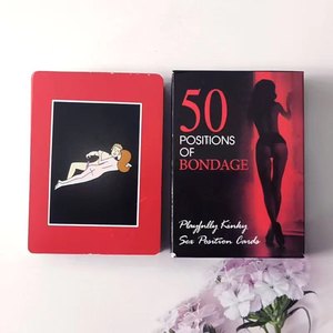 <span class=keywords><strong>Jeu</strong></span> <span class=keywords><strong>sexuel</strong></span> amusant, positions sexuelles, cartes à jouer nues - Imperméable, comprend des attaches, utilisation en couple, boîte cadeau de 50 pièces - Product Image 2