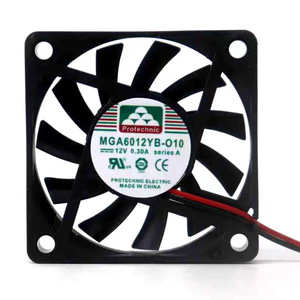Ventilateur de refroidissement Protechnic Mga6012yb O10 12V 0.30A 60mm pour boîtier d'ordinateur, roulement à billes, débit d'air élevé - Product Image 3