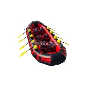 Bote Inflable Resistente <span class=keywords><strong>de</strong></span> 480 cm para Rescate en Ríos y Mares, Balsa para Rafting en Aguas Bravas con Capacidad para 11 Pasajeros - Product Image 3