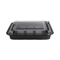 Conteneurs Bento en Plastique Jetables Ronds, Rectangulaires et Carrés pour Plats à Emporter et Restauration Rapide – Approvisionnement Direct Usine