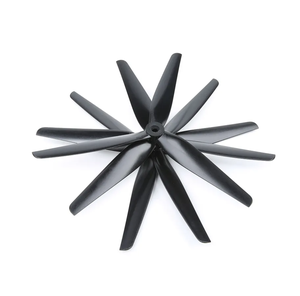 Hqprop 8x4x3 8-inch <span class=keywords><strong>3</strong></span> lưỡi cánh quạt màu đen 8040 2CW + 2ccw sợi thủy tinh Nylon cho x-class macroquad FPV bay không người lái phụ kiện - Product Image 2