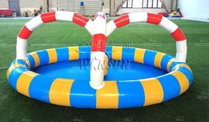 WINSUN Piscine gonflable personnalisée en forme de canard pour la pêche, utilisation commerciale, location, lagune gonflable extérieure pour enfants, été, jardin - Product Image 2