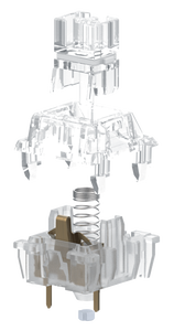 TTC <span class=keywords><strong>FROZEN</strong></span> SILENT V2 สวิตช์คีย์บอร์ดคอมพิวเตอร์แบบใสเคลือบเงินป้องกันฝุ่น ปรับแต่งได้ พร้อมหล่อลื่นล่วงหน้า แบบ Linear 50 - Product Image 5