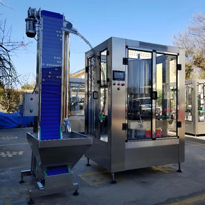 Capuchon en aluminium Machine de capsulage entièrement automatique à 6 têtes Chargement automatique des bouchons à haute efficacité Tri et placement Facile à utiliser - Product Image 3