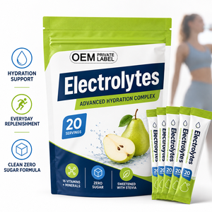 OEM Electrolyte <b>Stick</b> Zero Sugar <b>Keto</b> Electrolyte Powder Vitamin Supplement Custom Flavors Hydration Sachets - Product Image 1