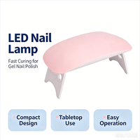 Lampe à ongles UV LED MINI 6W avec logo personnalisé, portable, câble USB, sécheuse pour vernis gel, usage domestique et professionnel, vente en gros, machine pour nail art