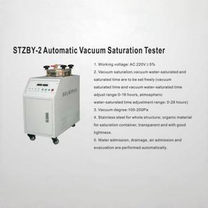 เครื่องทดสอบการดูดซึมสุญญากาศอัตโนมัติเต็มรูปแบบ STZBY-2  0-28 ชั่วโมง  โครงสร้างสแตนเลส สำหรับการตรวจสอบวัสดุก่อสร้าง - Product Image 2