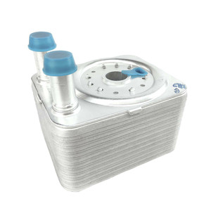 Refroidisseur d'huile pour Audi A3 Volkswagen 038117021B 038117021C 10x8x6 Core Size Pièce de rechange - Product Image 2