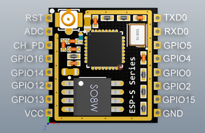 โมดูล ESP-07S ESP8266 แบบอนุกรมเป็น WiFi สำหรับอุตสาหกรรม บอร์ดไร้สายกำลังไฟต่ำ - Product Image 4