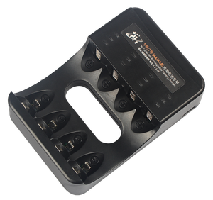 LED 조명이 있는 휴대용 4 슬롯 <span class=keywords><strong>AA</strong></span> AAA Ni-CD 배터리 USB 충전기 - Product Image 3