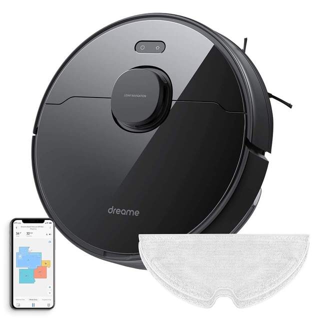 Original Global Dreame D9 Max Robot Vacuum 4000 Pa Vacuum Sweeping and Sweeping and Mopping 2 in 1 Vacuum Robot