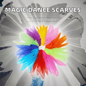 Foulards de danse carrés en soie pour jongler Accessoires de performance Accessoires pour tours de <span class=keywords><strong>magie</strong></span> - Product Image 2
