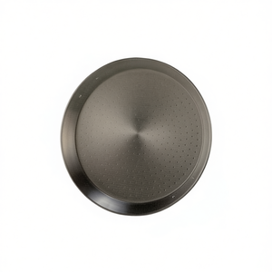 Poêle à paella argentée de 26 cm, poêle traditionnelle valencienne pour la préparation d'un plat de riz espagnol authentique - Product Image 3