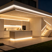 Tira de Luz LED COB Ultra Ancha de 30 mm, Alta Potencia Luminosa, 1600 LED/m, Doble Densidad de Cobre, Certificación CE ROHS para Proyectos Comerciales