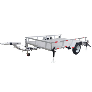Remolque de 4 Ruedas con Capacidad de Carga de 1000 kg para Excavadora, ATV y Máquina de Tracción, Sistema de Transporte para Vehículos - Product Image 4