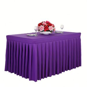 Custom Printed Modern Durable Rectangle <b>Table</b> Cloth Wedding 6ft Fitted Polyester <b>Table</b> Covers for Events - Product Image 1