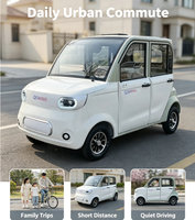 Voiture électrique fermée à 4 places, à faible vitesse (45 km/h), avec toit solaire, personnalisable en couleur, directement de l'usine, pour adultes