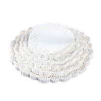 Pads en papier absorbant l'huile multi-tailles en gros du Shandong, napperons en dentelle