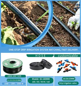 Kit Completo de Sistema de Riego por Goteo con Cinta de Goteo de Plástico PE de 16 mm, 1 Hectárea/1 Acre, Accesorios para Riego Agrícola de Campo - Product Image 5