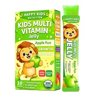 Gummies multivitaminées véganes pour enfants – Contient 18 vitamines essentielles – Complément nutritionnel quotidien pour enfants