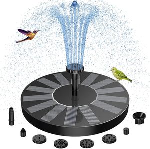 Fontaines solaires pour bains d'oiseaux d'extérieur, pompe à eau solaire flottante pour jardin, étang, piscine - Product Image 2