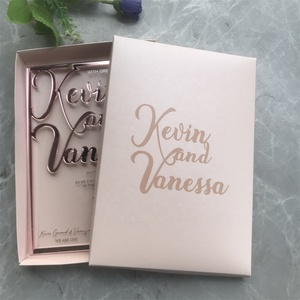 <span class=keywords><strong>Invitation</strong></span> personnalisée de luxe en acrylique pour mariage, baby shower, <span class=keywords><strong>anniversaire</strong></span>, célébrations - Impression UV, respectueuse de l'environnement - Product Image 6