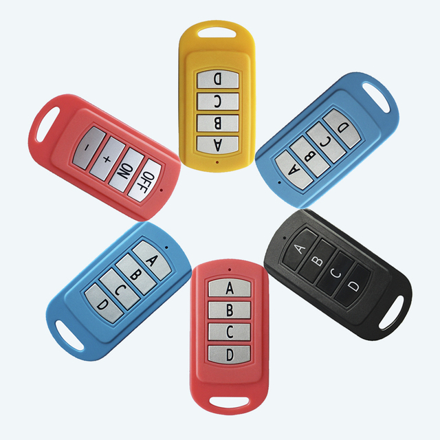 RF433M Universal RF Remote Control, Garage Door RC, Electric Car, Motorcycle Handle Remote Control