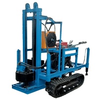 Chine machines minières géothermique directionnelle terre tarière trou carré pierre or chenille eau plate-forme de forage prix de la machine