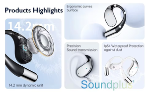 YYK-Q39 tai móc thể thao Tai nghe không dây ai dịch pin LED cho 5.4 ANC cho nghiên cứu du lịch Dịch Thuật thời gian thực - Product Image 6