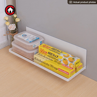 Étagère de rangement magnétique multifonctionnelle, double revêtement antirouille, organisateur de cuisine mural