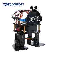 Kit de robot bipède bionique ACEBOTT ESP32 Scratch Blockly Contrôle par application Jouet programmable pour enfants STEM DIY Robotique pour Arduino