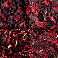 Thé en vrac de fleurs d'hibiscus Shining Herb, qualité A, 1 kg – Pour une peau éclatante et une jeunesse éternelle (boîte et sachet)