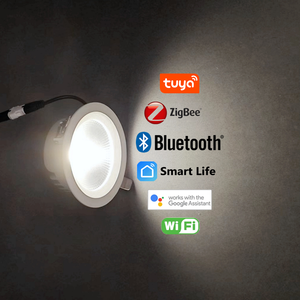 Smart Tuya High-End Non-Glare Slim Recessed LED Downlight 9W 12W 18W Tri-Color Dimmable Downlight - Product Image 4