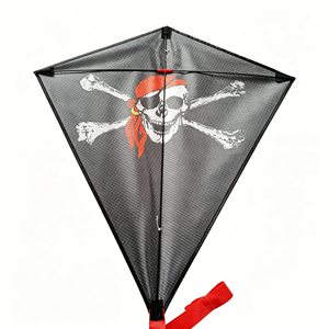 <span class=keywords><strong>Cerf</strong></span>-<span class=keywords><strong>volant</strong></span> Diamant Crâne de Pirate - Facile à faire voler pour enfants et adultes, structure robuste |   Pliable et portable - Product Image 6