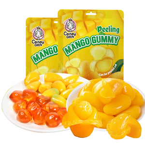 Venta directa de fábrica, certificación <span class=keywords><strong>Halal</strong></span>/kosher, caramelos suaves de gelatina pelada con mango 4D - Product Image 2