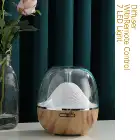 Diffuseur d'arômes intelligent électrique à pulvérisation intermittente continue, bureau, portable, humidificateur d'air 600 ml avec télécommande