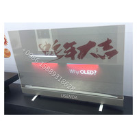 30 55 pouces écran ultra mince auto-lumineux Oled TV transparent