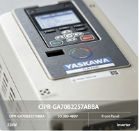 Variateur de fréquence AC YASKAWA CIPR-GA70B2257ABBA 55-75KW 215-257A 3 phases 200V à contrôle vectoriel IP20 pour moteur VFD CE